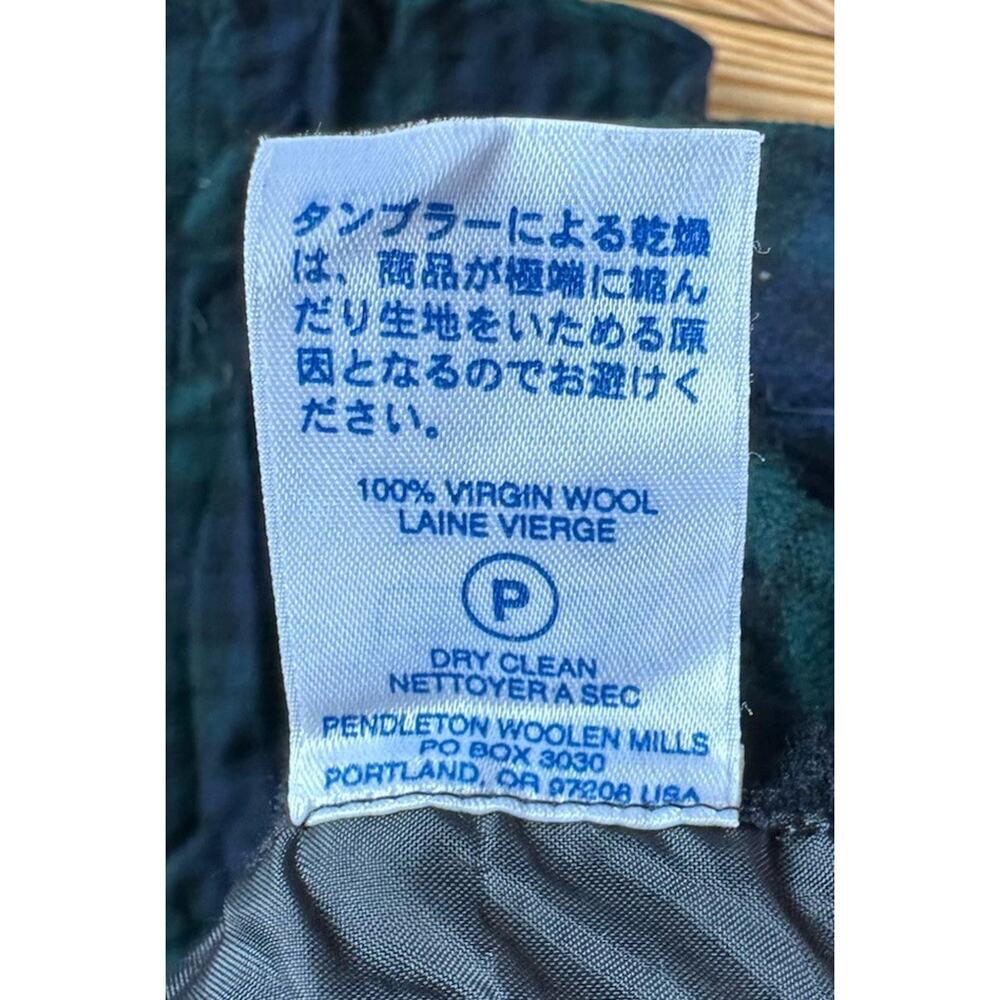 Pendleton Vintage Wool Elbow Patch Button Up Shir… - image 4